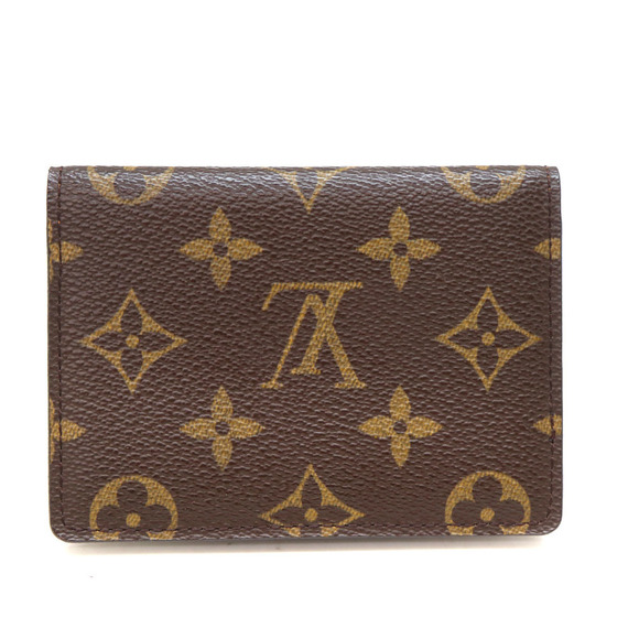 Louis Vuitton Carte Brown Vertical Monogram Case Pass Porto - Picture 1 of 6